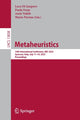 Book cover of: Metaheuristics. By: Luca Di Gaspero