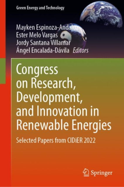 Book cover of: Congress on Research, Development, and Innovation in Renewable Energies. By: Mayken Espinoza-Andaluz