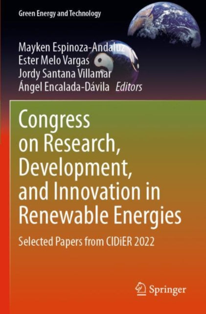 Book cover of: Congress on Research, Development, and Innovation in Renewable Energies. By: Mayken Espinoza-Andaluz