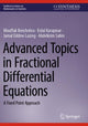 Book cover of: Advanced Topics in Fractional Differential Equations. By: Mouffak Benchohra