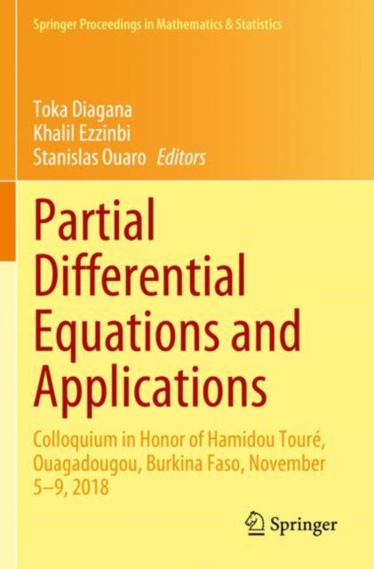 Book cover of: Partial Differential Equations and Applications. By: Toka Diagana