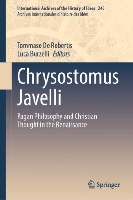 Book cover of: Chrysostomus Javelli. By: Tommaso De Robertis