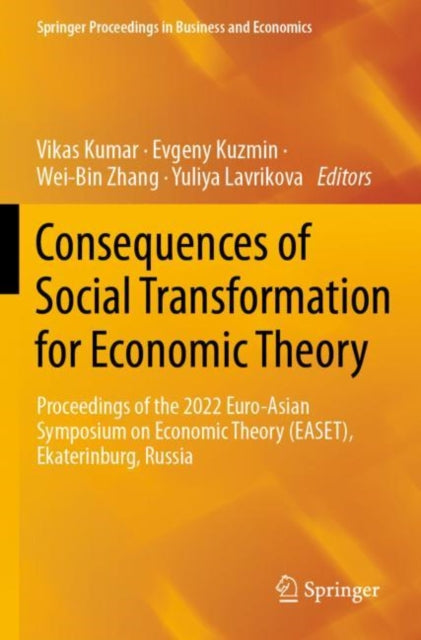 Book cover of: Consequences of Social Transformation for Economic Theory. By: Vikas Kumar