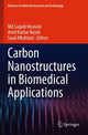 Book cover of: Carbon Nanostructures in Biomedical Applications. By: Saquib Hasnain