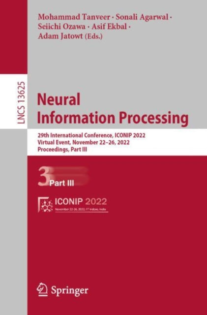 Book cover of: Neural Information Processing. By: Mohammad Tanveer