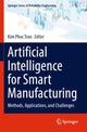 Book cover of: Artificial Intelligence for Smart Manufacturing. By: Kim Phuc Tran