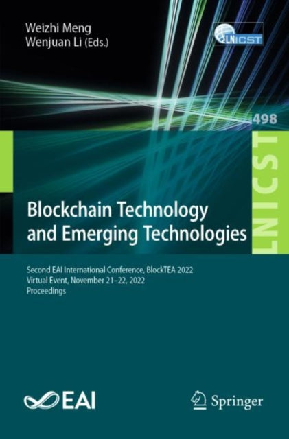 Book cover of: Blockchain Technology and Emerging Technologies. By: Weizhi Meng