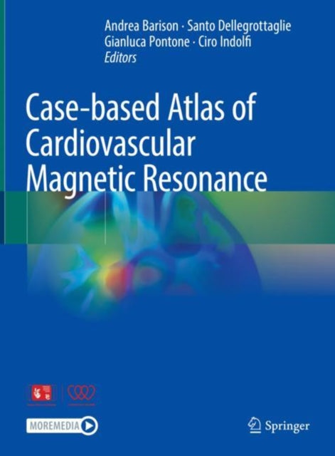 Book cover of: Case-based Atlas of  Cardiovascular Magnetic Resonance. By: Andrea Barison