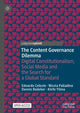 Book cover of: Content Governance Dilemma. By: Edoardo Celeste
