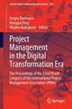 Book cover of: Project Management in the Digital Transformation Era. By: Sergey Bushuyev