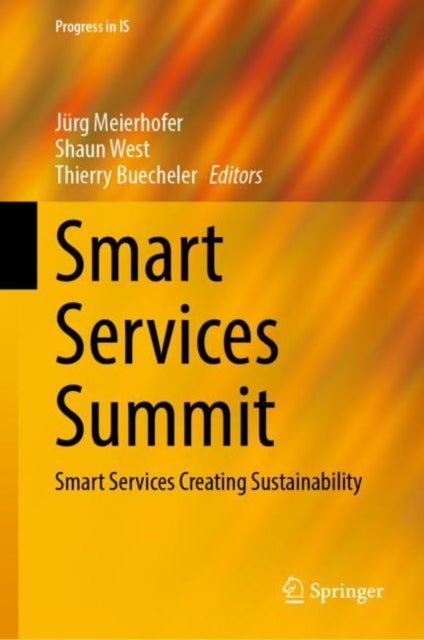 Book cover of: Smart Services Summit. By: Jürg Meierhofer