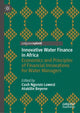 Book cover of: Innovative Water Finance in Africa. By: Cush Ngonzo Luwesi