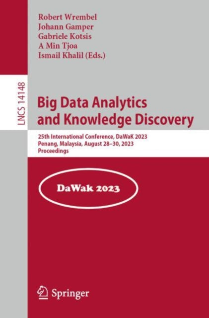 Book cover of: Big Data Analytics and Knowledge Discovery. By: Robert Wrembel