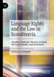 Book cover of: Language Rights and the Law in Scandinavia. By: Eduardo D. Faingold