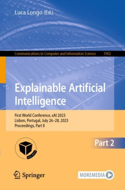 Book cover of: Explainable Artificial Intelligence. By: Luca Longo