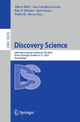 Book cover of: Discovery Science. By: Albert Bifet