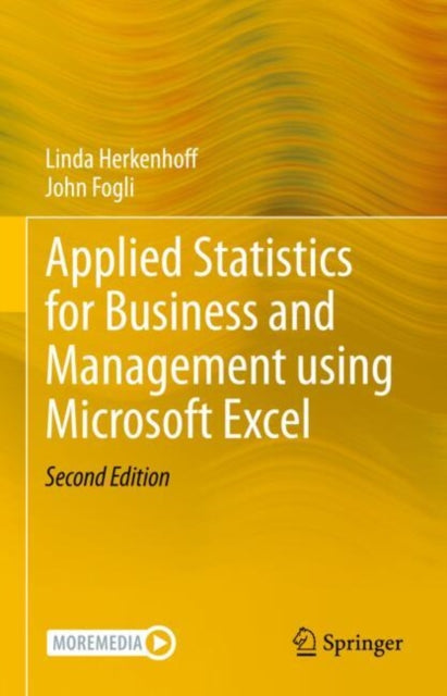 Book cover of: Applied Statistics for Business and Management using Microsoft Excel. By: Linda Herkenhoff