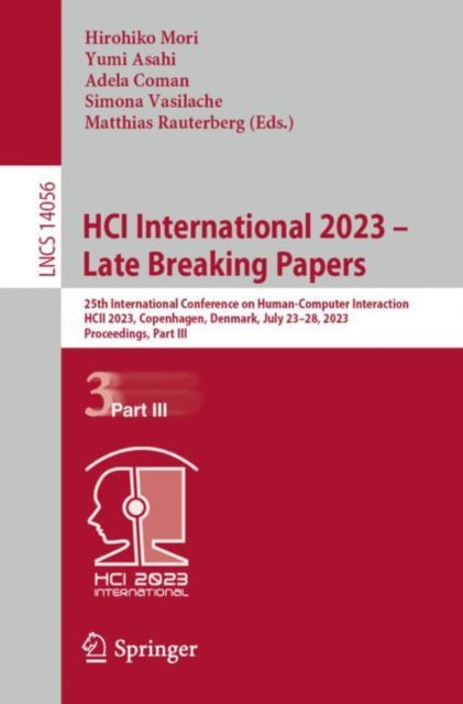 Book cover of: HCI International 2023 – Late Breaking Papers. By: Hirohiko Mori