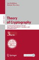 Book cover of: Theory of Cryptography. By: Guy Rothblum