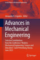 Book cover of: Advances in Mechanical Engineering. By: Alexander N. Evgrafov
