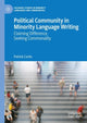 Book cover of: Political Community in Minority Language Writing. By: Patrick Carlin