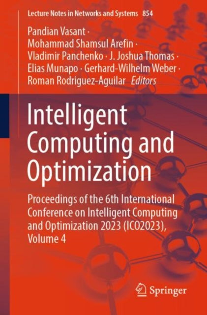 Book cover of: Intelligent Computing and Optimization. By: Pandian Vasant