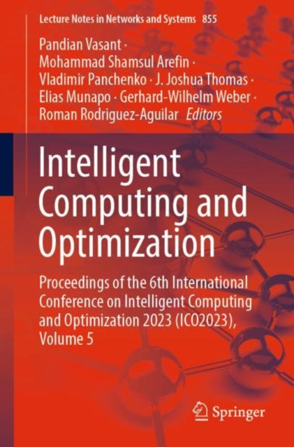 Book cover of: Intelligent Computing and Optimization. By: Pandian Vasant