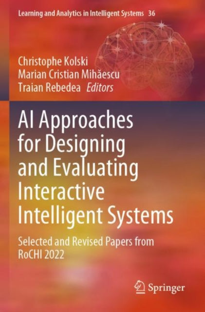 Book cover of: AI Approaches for Designing and Evaluating Interactive Intelligent Systems