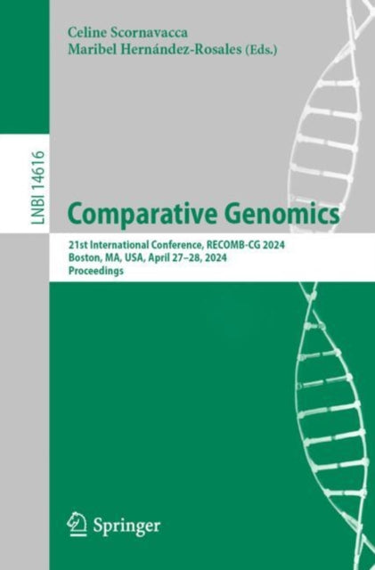 Book cover of: Comparative Genomics. By: Celine Scornavacca