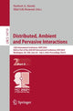 Book cover of: Distributed, Ambient and Pervasive Interactions. By: Shin'ichi Konomi