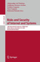 Book cover of: Risks and Security of Internet and Systems. By: Abderrahim Ait Wakrime