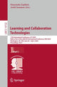 Book cover of: Learning and Collaboration Technologies. By: Panayiotis Zaphiris
