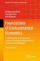 Book cover of: Foundations of Environmental Economics. By: Wolfgang Buchholz