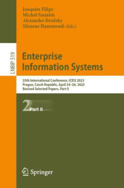 Book cover of: Enterprise Information Systems. By: Joaquim Filipe