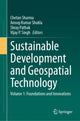 Book cover of: Sustainable Development and Geospatial Technology. By: Chetan Sharma