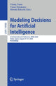 Book cover of: Modeling Decisions for Artificial Intelligence. By: Yasuo Narukawa