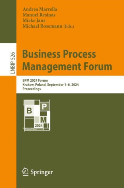 Book cover of: Business Process Management Forum. By: Andrea Marrella