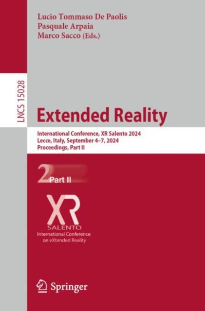 Book cover of: Extended Reality. By: Lucio Tommaso De Paolis
