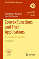 Book cover of: Convex Functions and Their Applications. By: Constantin P. Niculescu