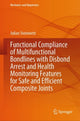 Book cover of: Functional Compliance of Multifunctional Bondlines with Disbond Arrest and Health Monitoring Features for Safe and Efficient Composite Joints. By: Julian Steinmetz