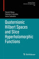 Book cover of: Quaternionic Hilbert Spaces and Slice Hyperholomorphic Functions. By: Daniel Alpay