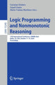 Book cover of: Logic Programming and Nonmonotonic Reasoning. By: Carmine Dodaro