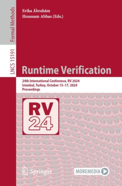 Book cover of: Runtime Verification