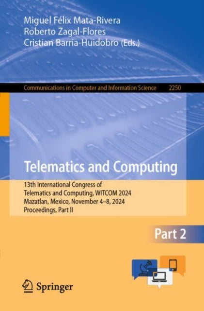 Book cover of: Telematics and Computing. By: Miguel Félix Mata-Rivera