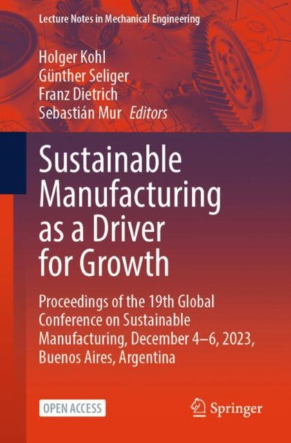 Book cover of: Sustainable Manufacturing as a Driver for Growth