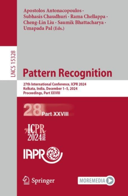 Book cover of: Pattern Recognition. By: Apostolos Antonacopoulos
