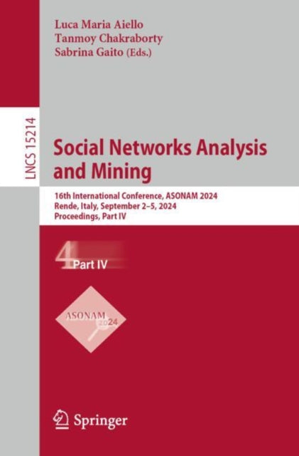 Book cover of: Social Networks Analysis and Mining