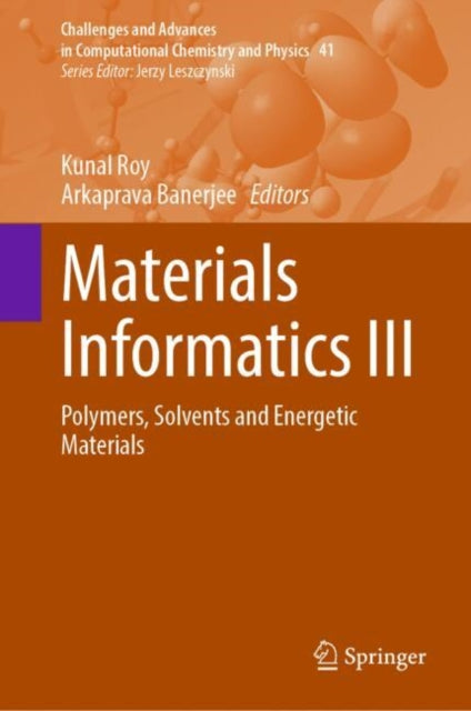 Book cover of: Materials Informatics III. By: Kunal Roy