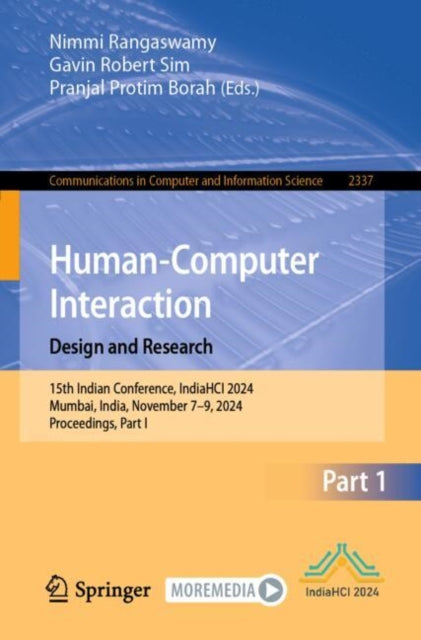 Book cover of: Human-Computer Interaction. Design and Research. By: Nimmi Rangaswamy