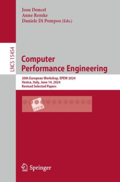 Book cover of: Computer Performance Engineering. By: Josu Doncel